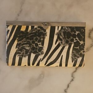 Zebra Print Clutch